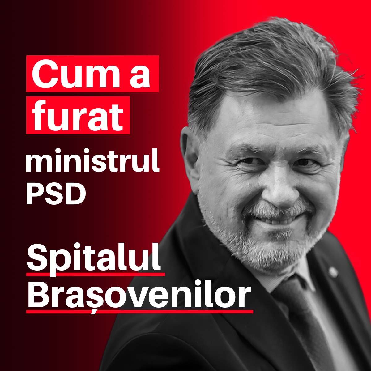 Rafila a furat spitalul brașovenilor